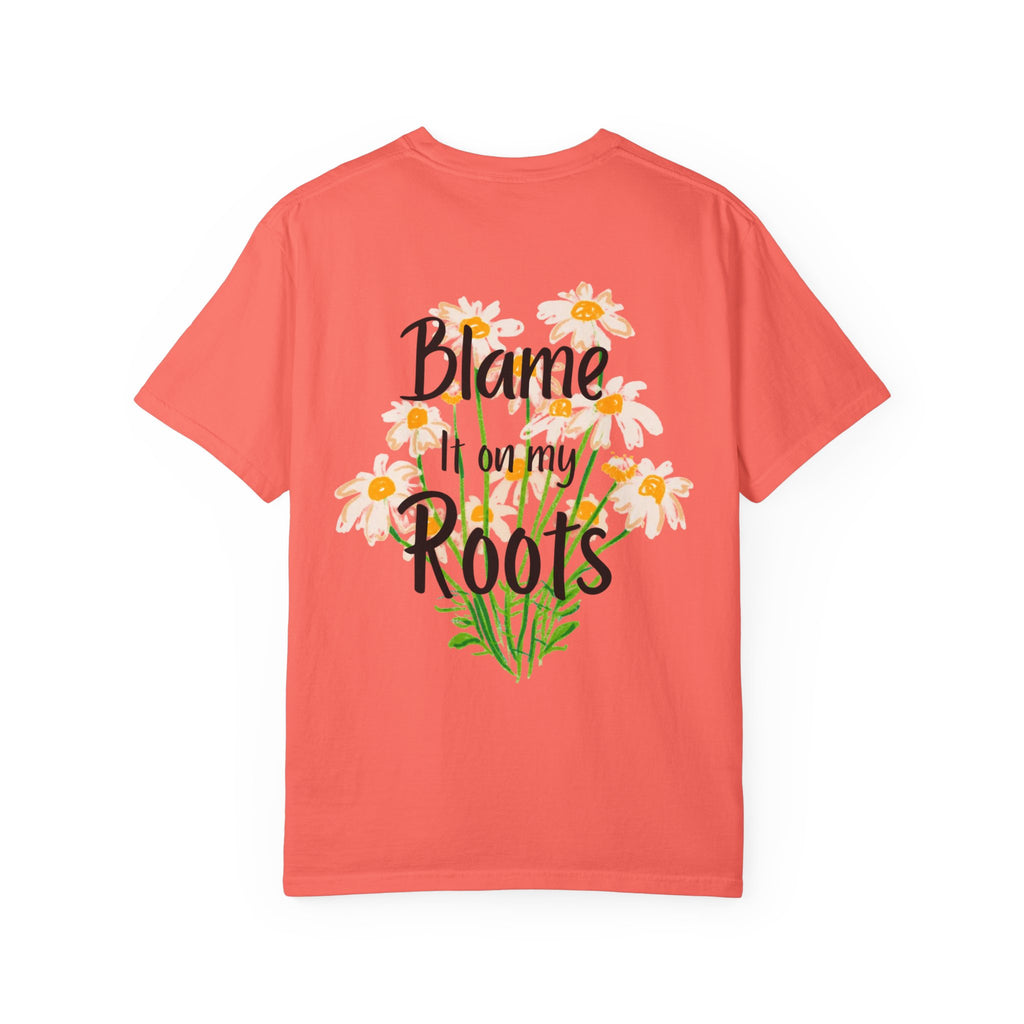 'Blame It on My Roots' Floral T-Shirt