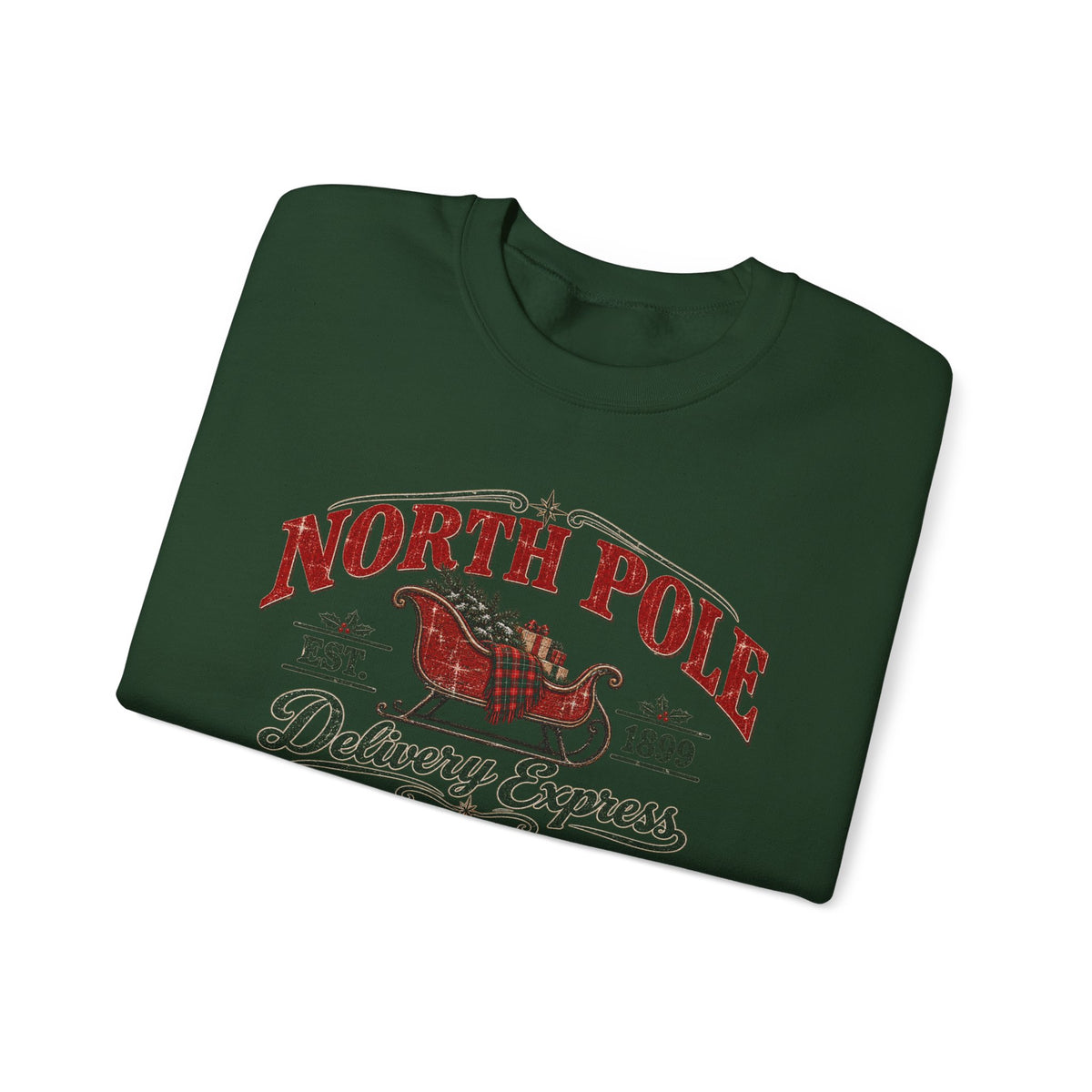 North Pole Delivery Express Christmas Sweatshirt