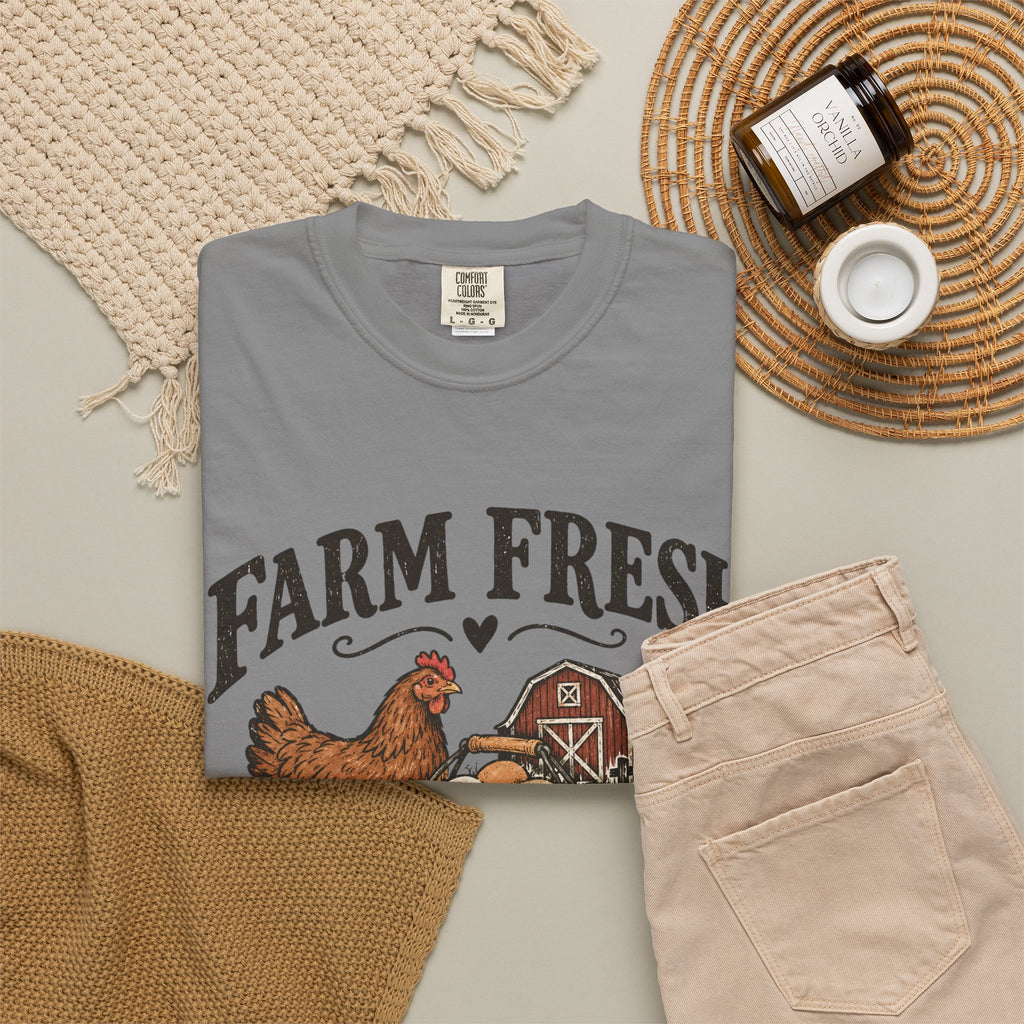 Farm Fresh Eggs Chicken T-Shirt
