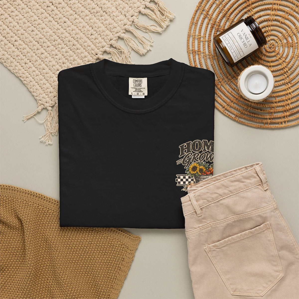 Home Grown Sunflower Garden T-Shirt
