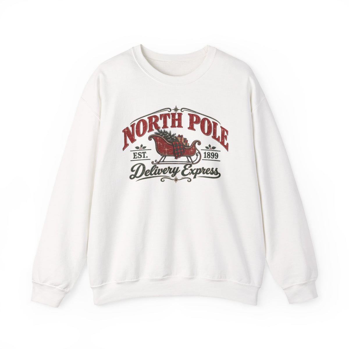 North Pole Delivery Express Christmas Sweatshirt