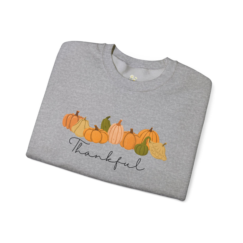 'Thankful' Pumpkin Crewneck Sweatshirt