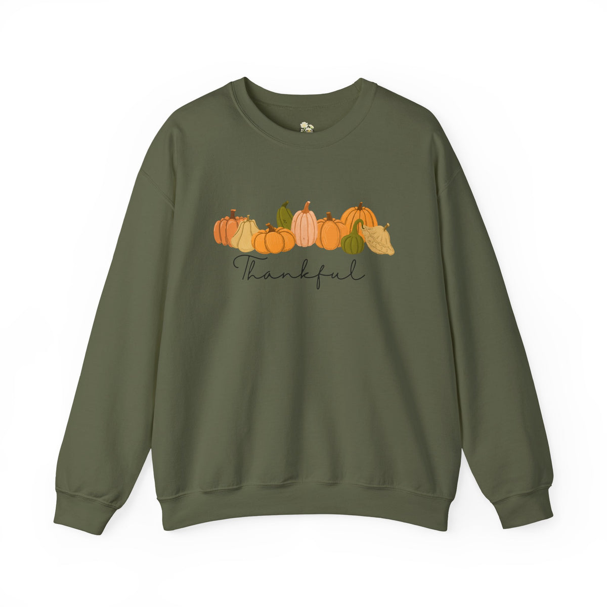 'Thankful' Pumpkin Crewneck Sweatshirt