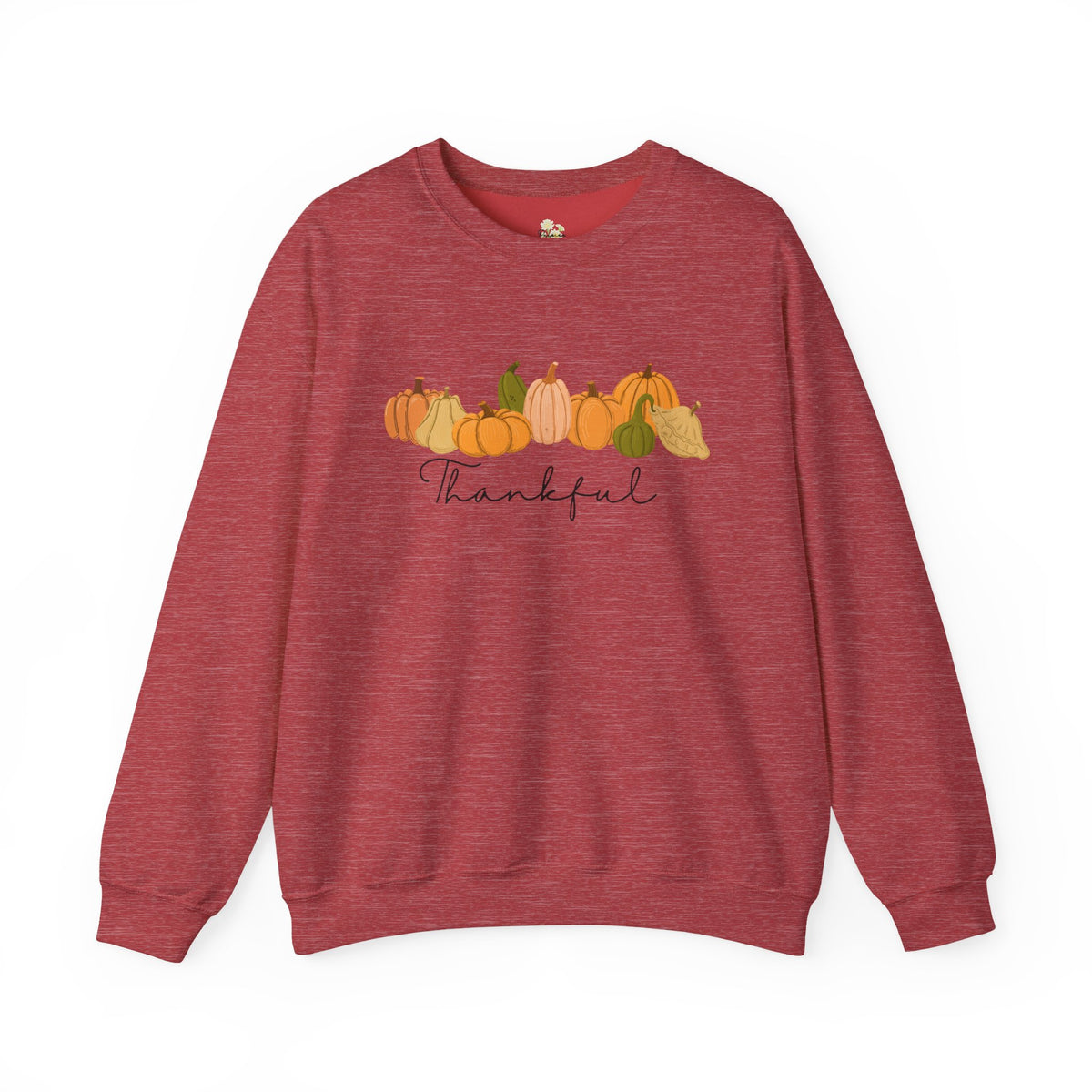 'Thankful' Pumpkin Crewneck Sweatshirt