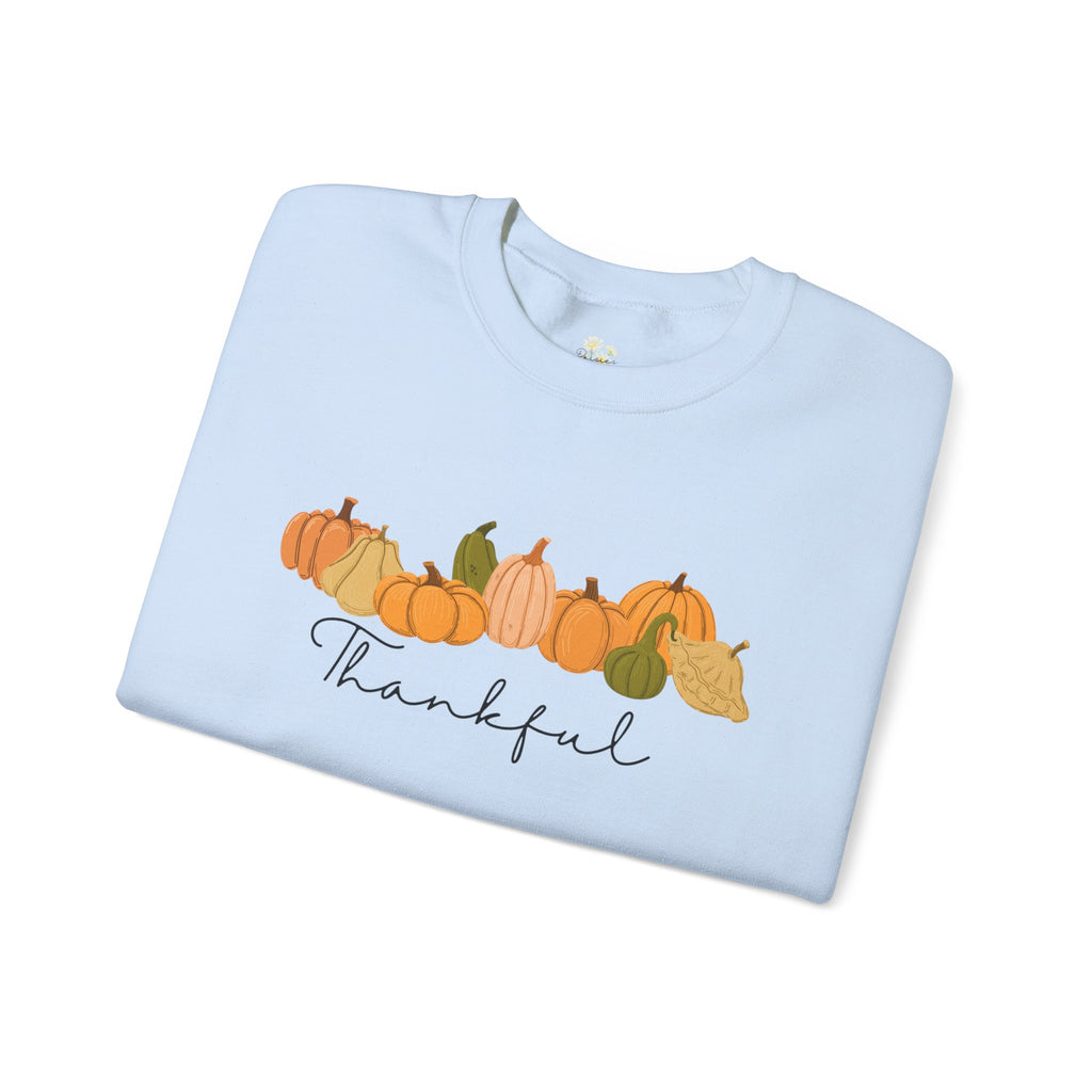 'Thankful' Pumpkin Crewneck Sweatshirt