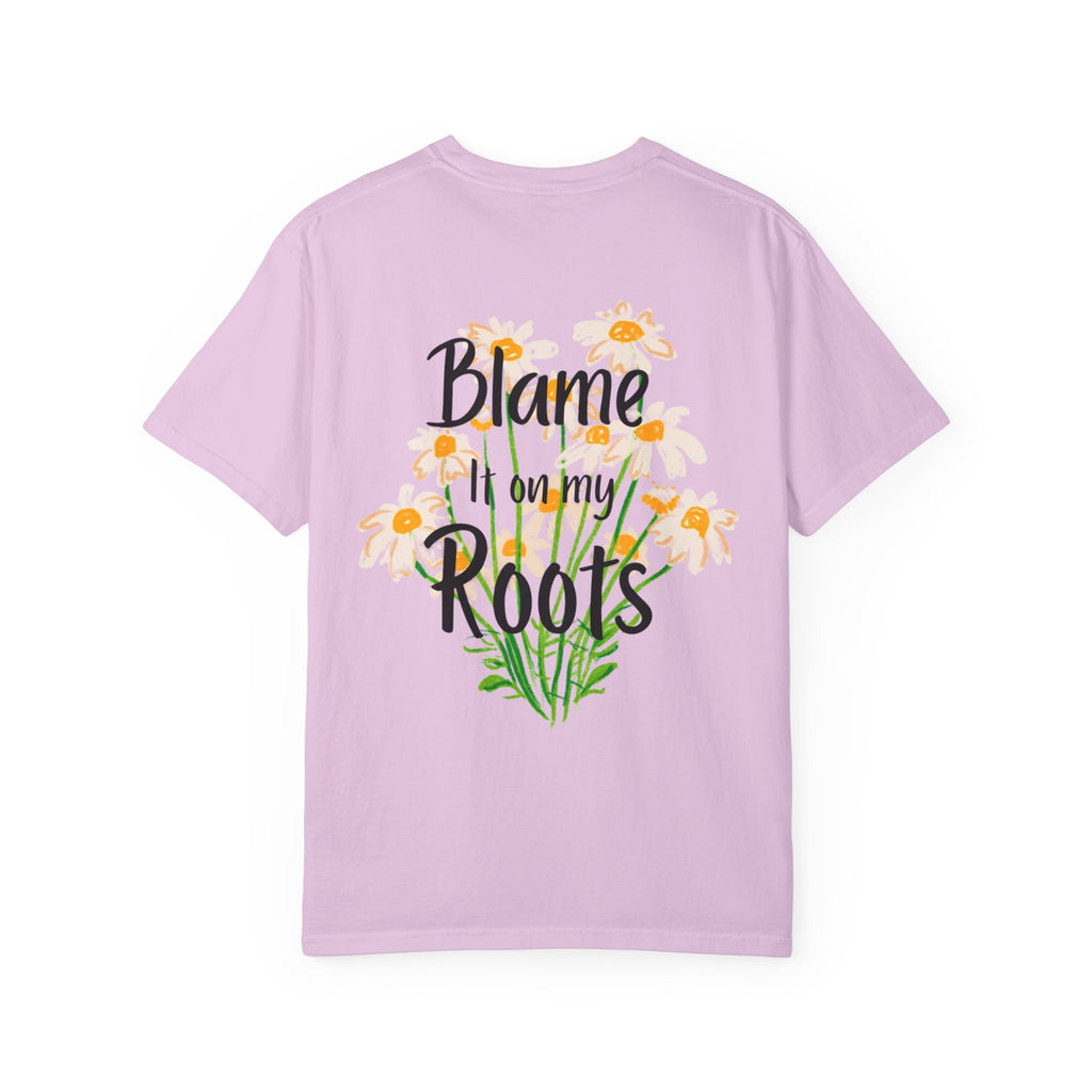 'Blame It on My Roots' Floral T-Shirt