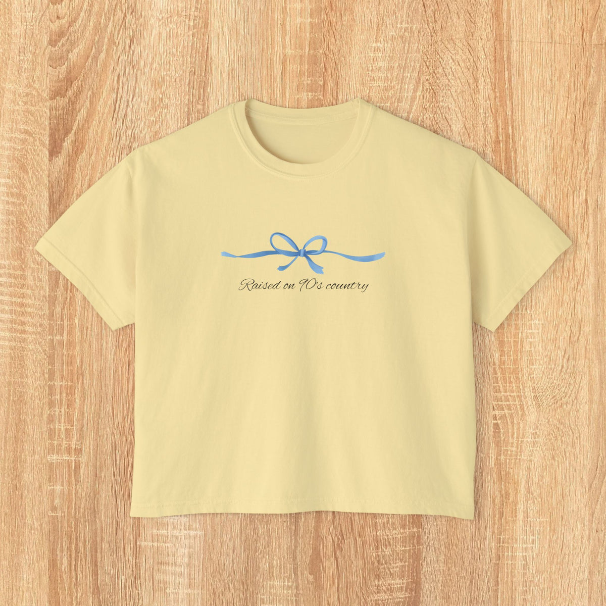 Raised on 90's country boxy tee