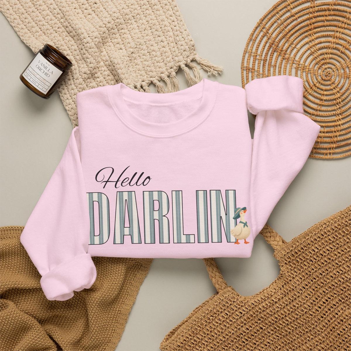 Hello Darling Crewneck Sweatshirt